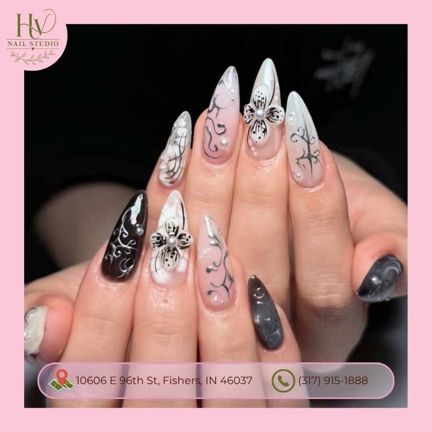 Manicure tools and polish